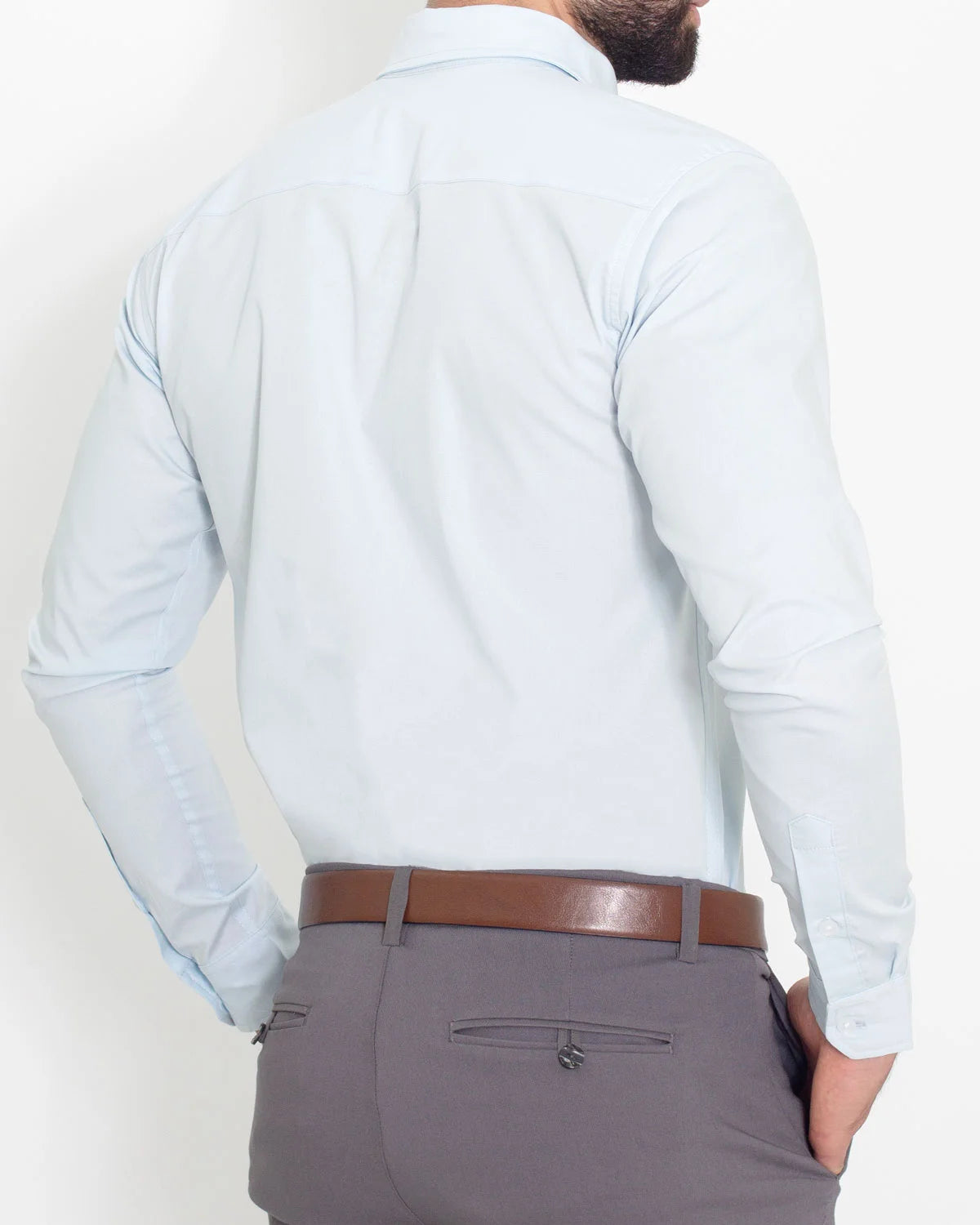 Camisa Flexible SlimFit Azul Claro