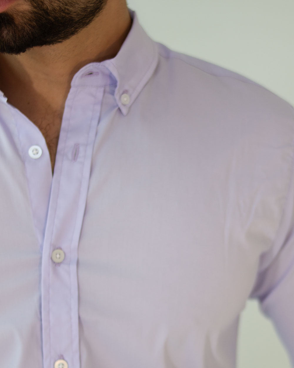 Camisa Flexible SlimFit Lila