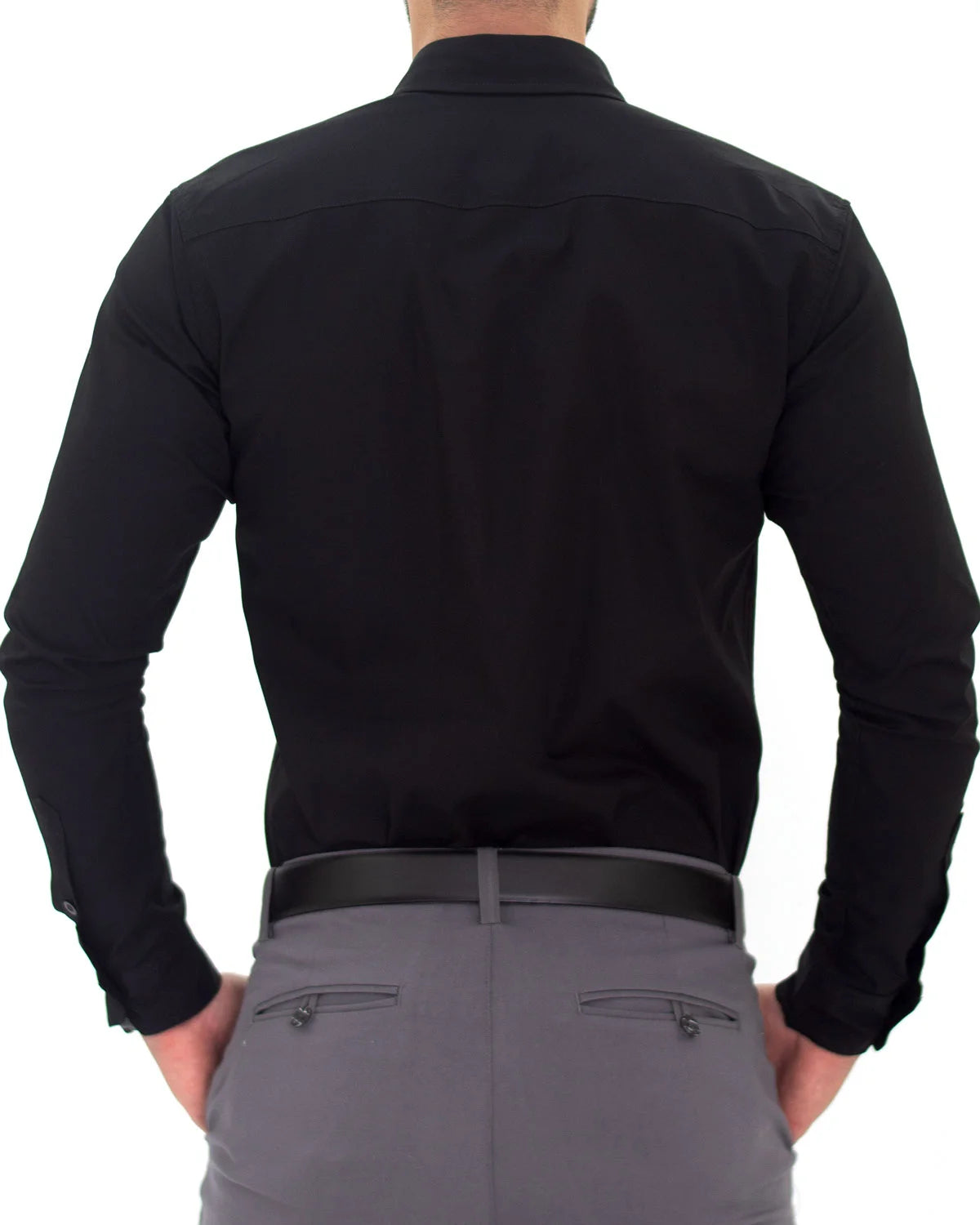 Camisa Flexible SlimFit Negro