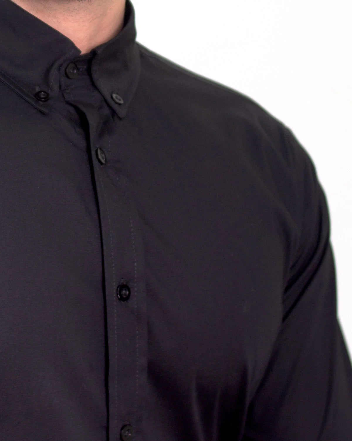 Camisa Flexible SlimFit Negro