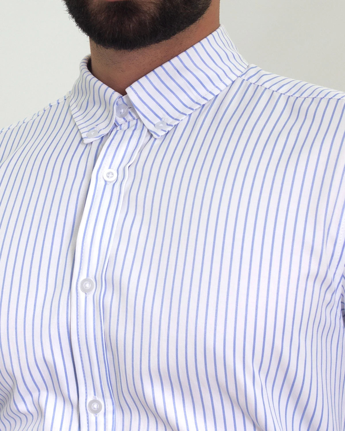 Camisa SlimFit Rayas Azul