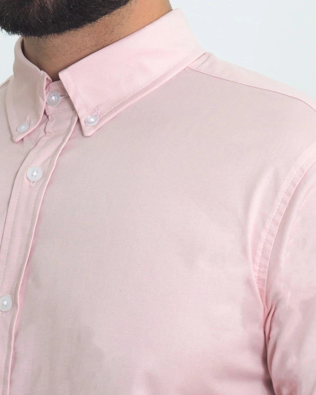 Camisa Flexible SlimFit Salmón