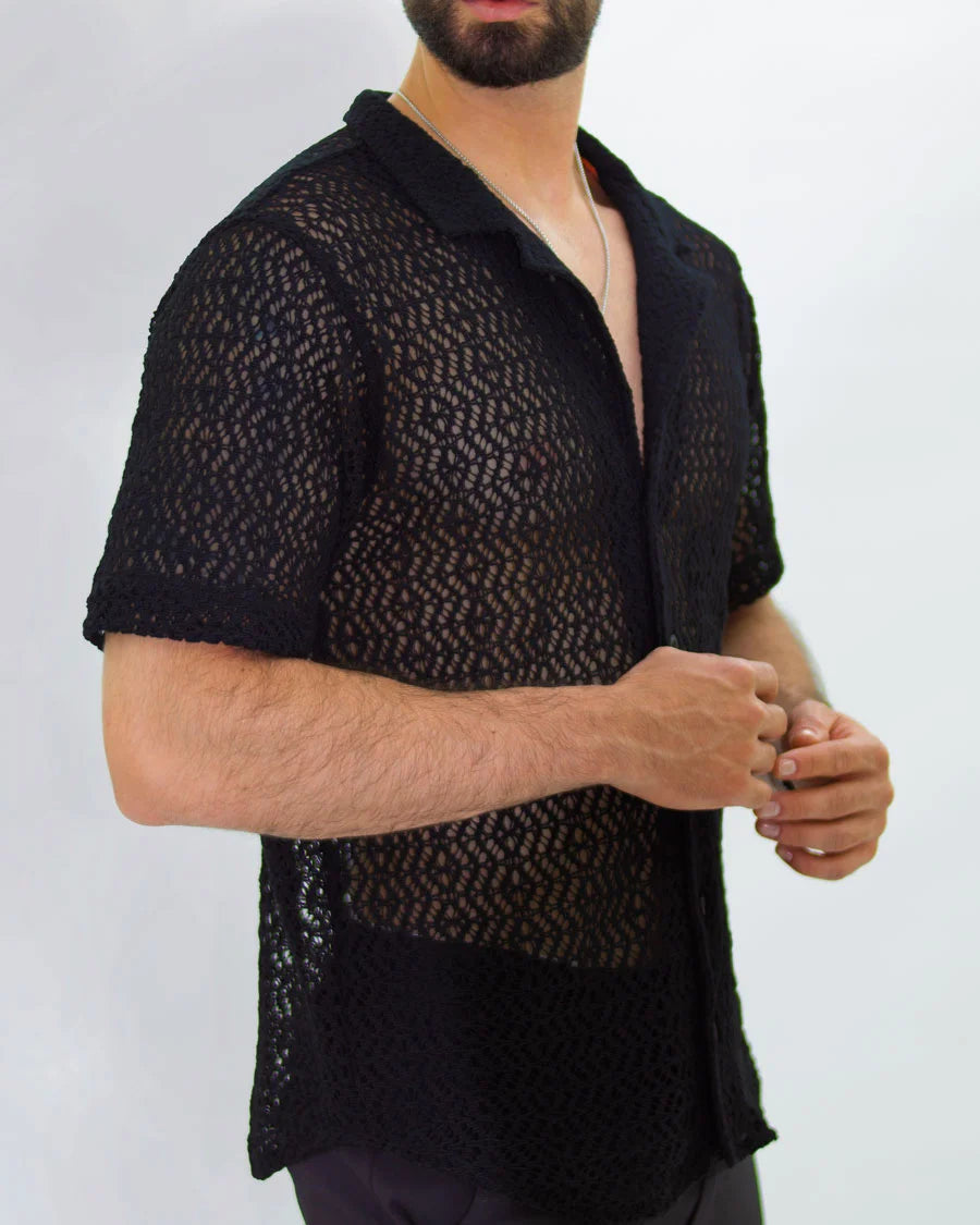 Camisa Malla Negra