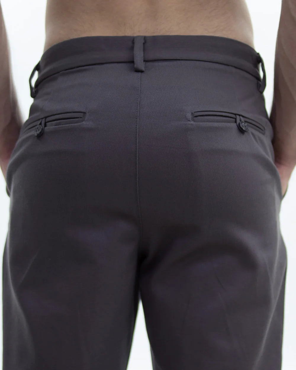 Classic Straight Grey Trousers