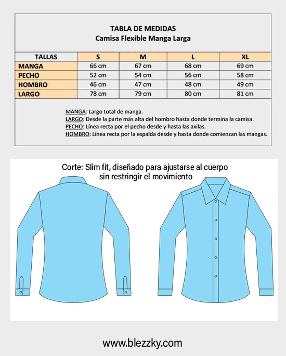 Camisa Flexible SlimFit Negro