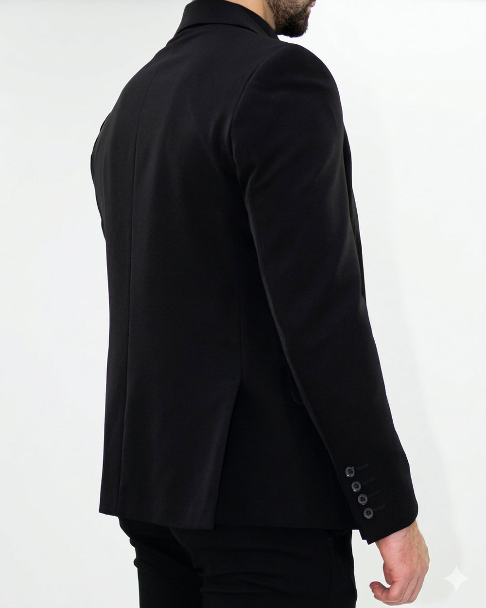 Slim-Fit Black Blazer