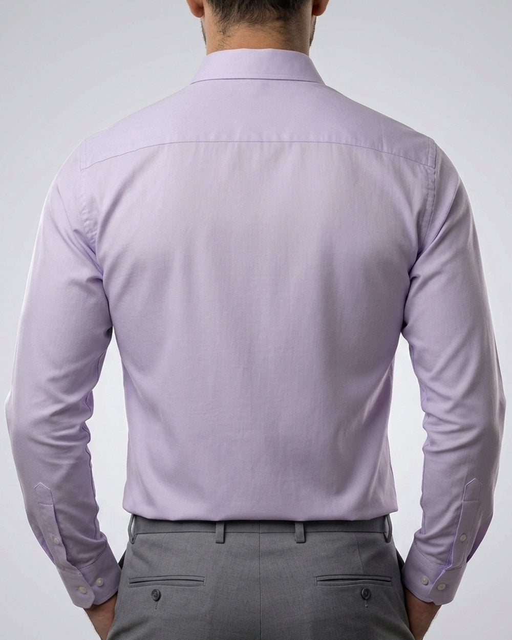 Flexible Long Sleeve Lilac Shirt