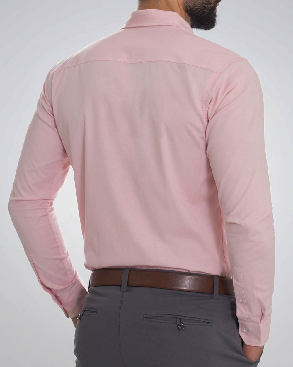 Flexible White Long Sleeve Shirt