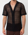 Summer White Mesh Shirt