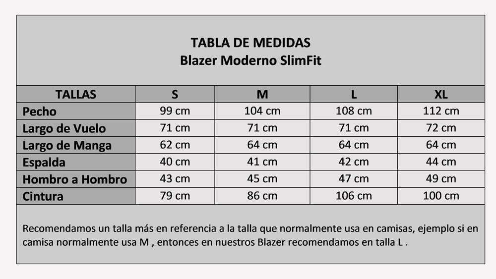 Blazer SlimFit Negro