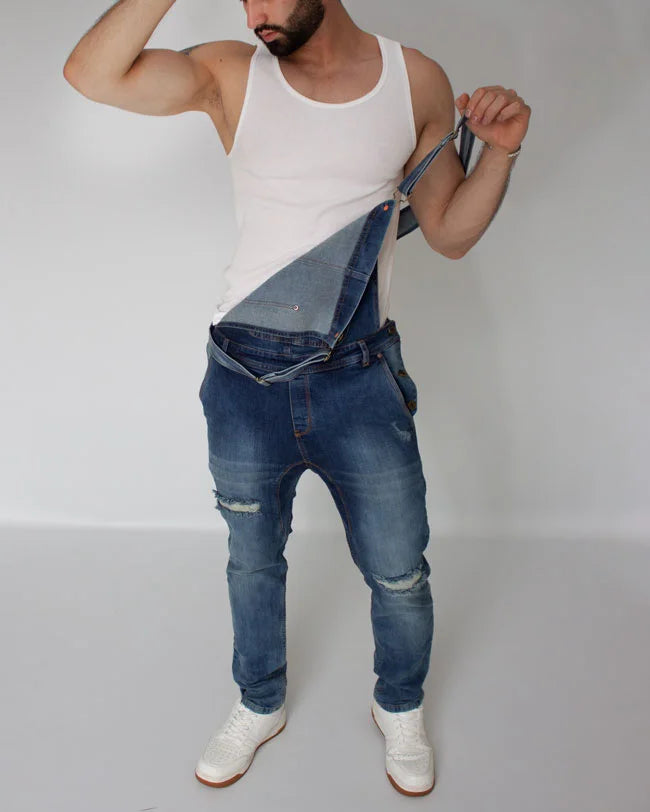 Overol Denim Azul Oscuro SlimFit