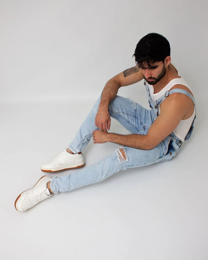 Overol Denim Azul Claro SlimFit