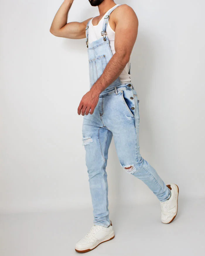 Overol Denim Azul Claro SlimFit