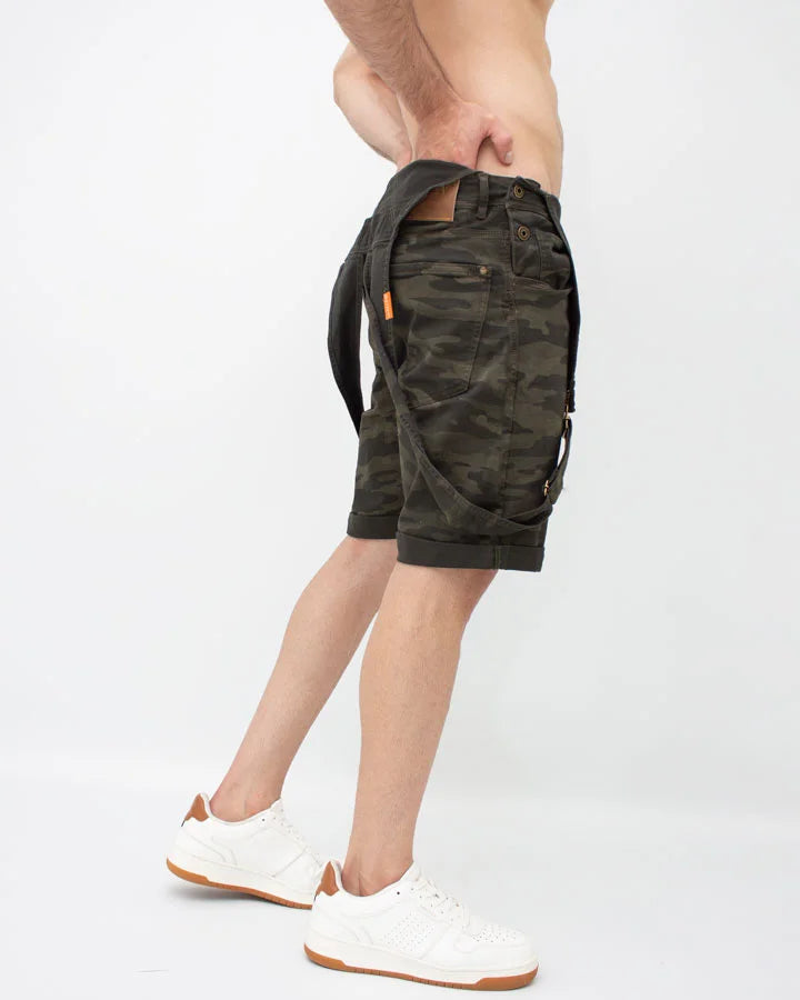 Overol Denim Short Militar