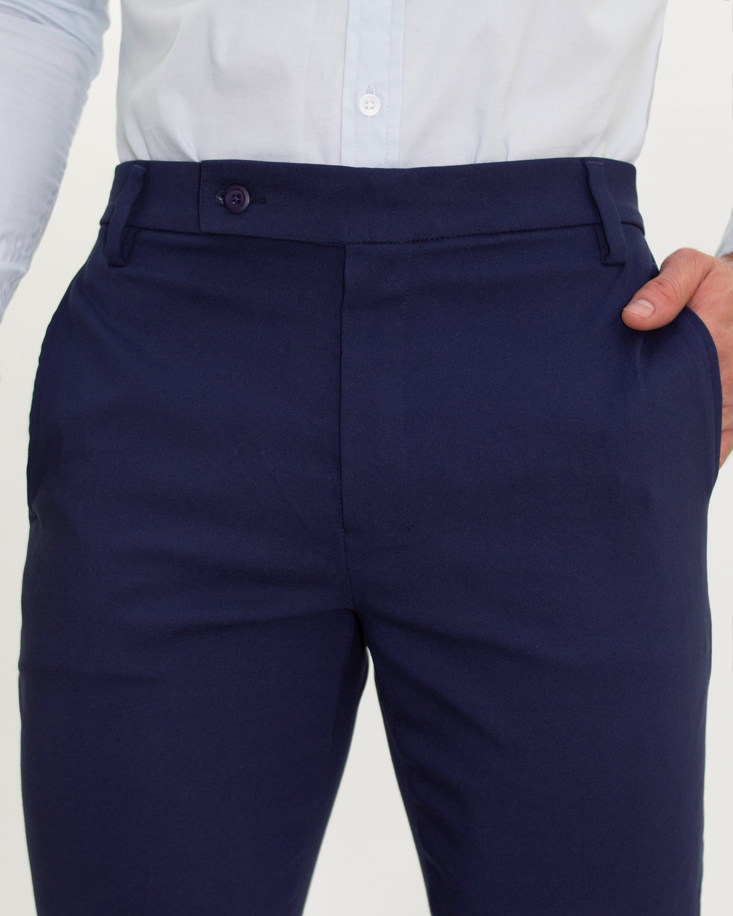 Pantalón Flexible Azul Marino