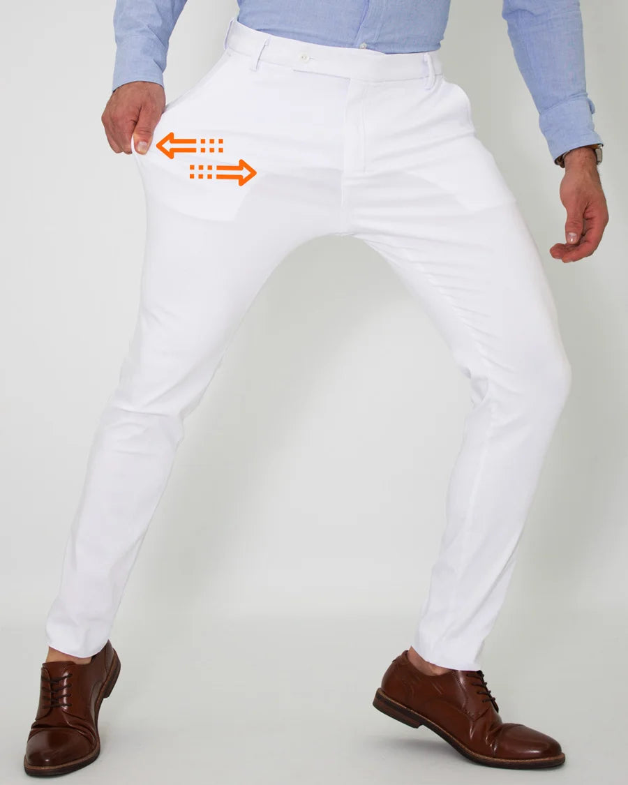 Pantalón Flexible Blanco