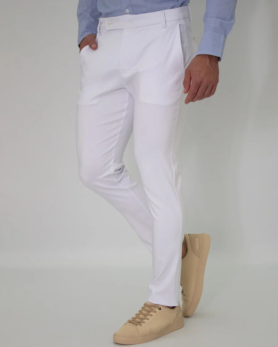 Pantalón Flexible Blanco