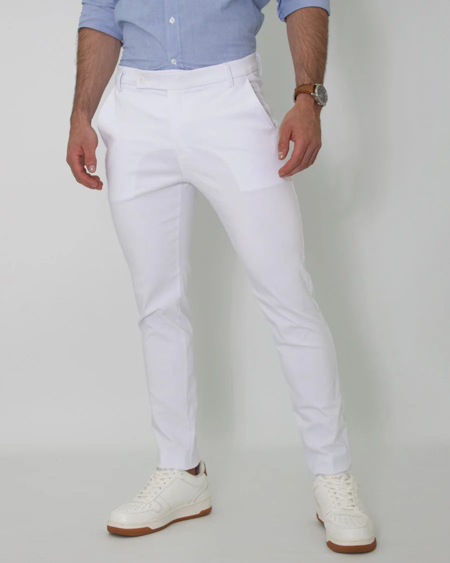 Pantalón Flexible Blanco