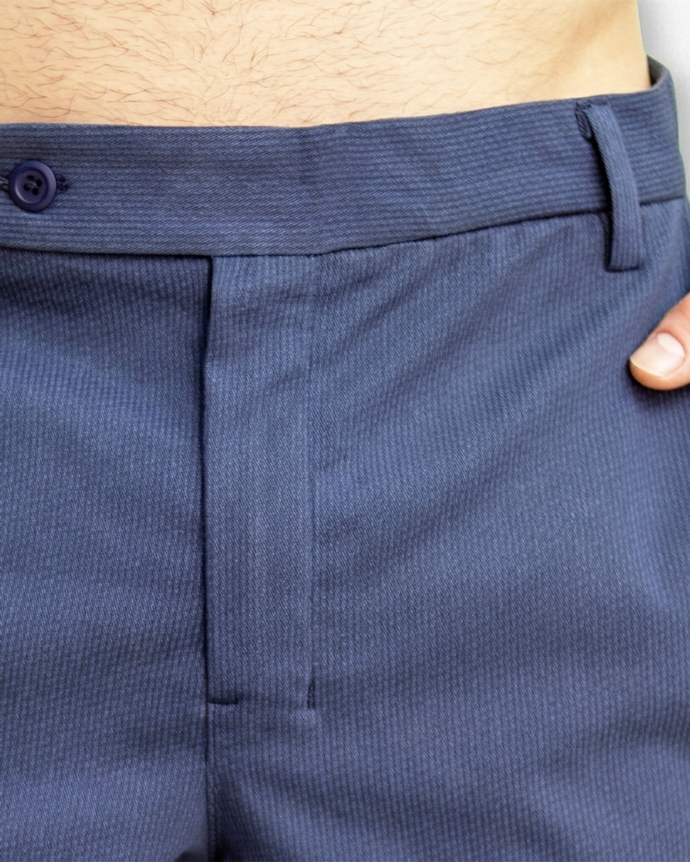 Pantalón Clasico Recto Azul Marino