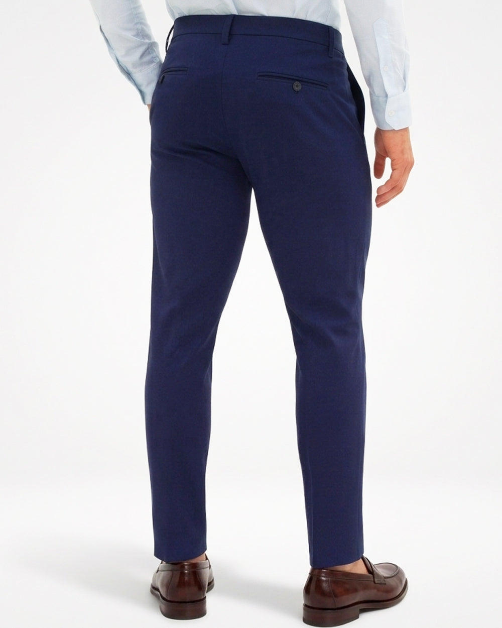 Navy Flexible Trousers