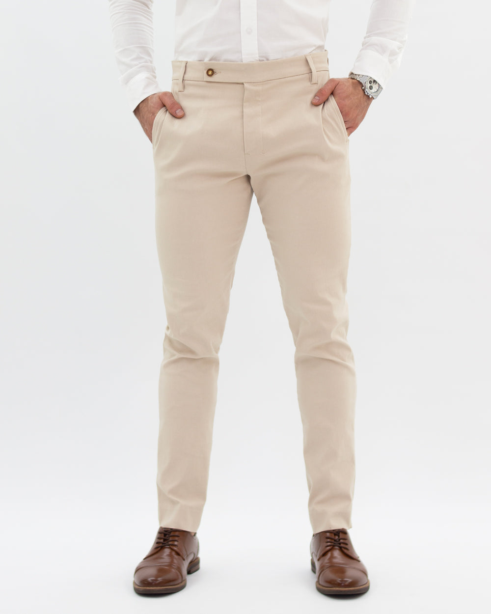 Pantalón Flexible Beige