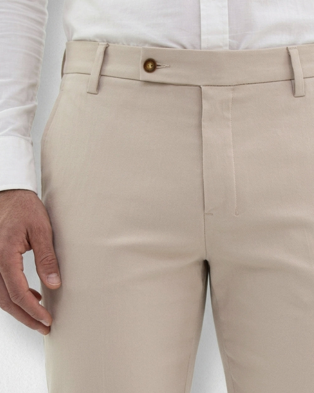 Flexible Beige Pants