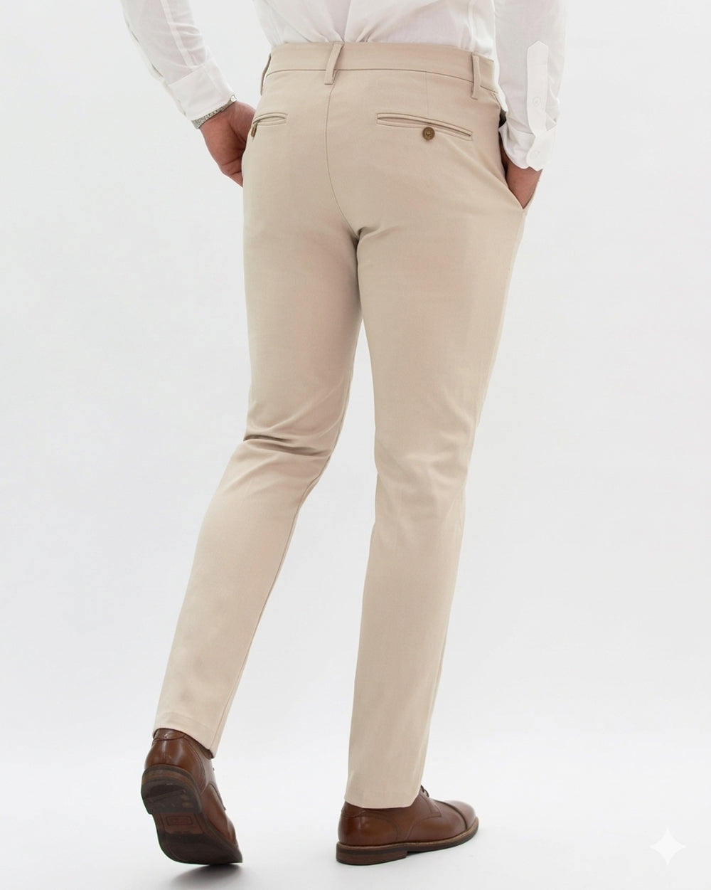 Flexible Beige Pants