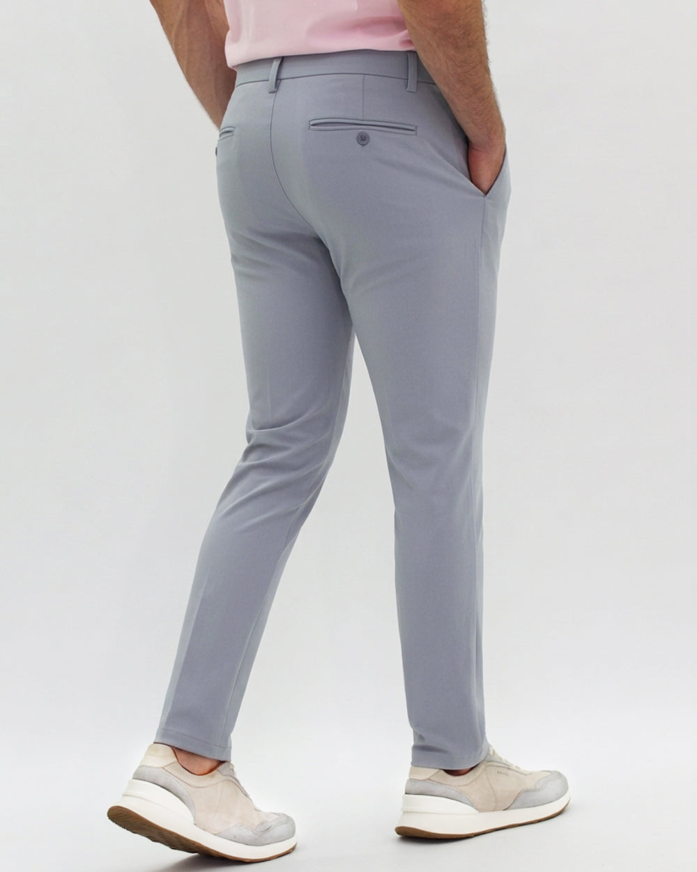 Light Grey Flexible Trousers