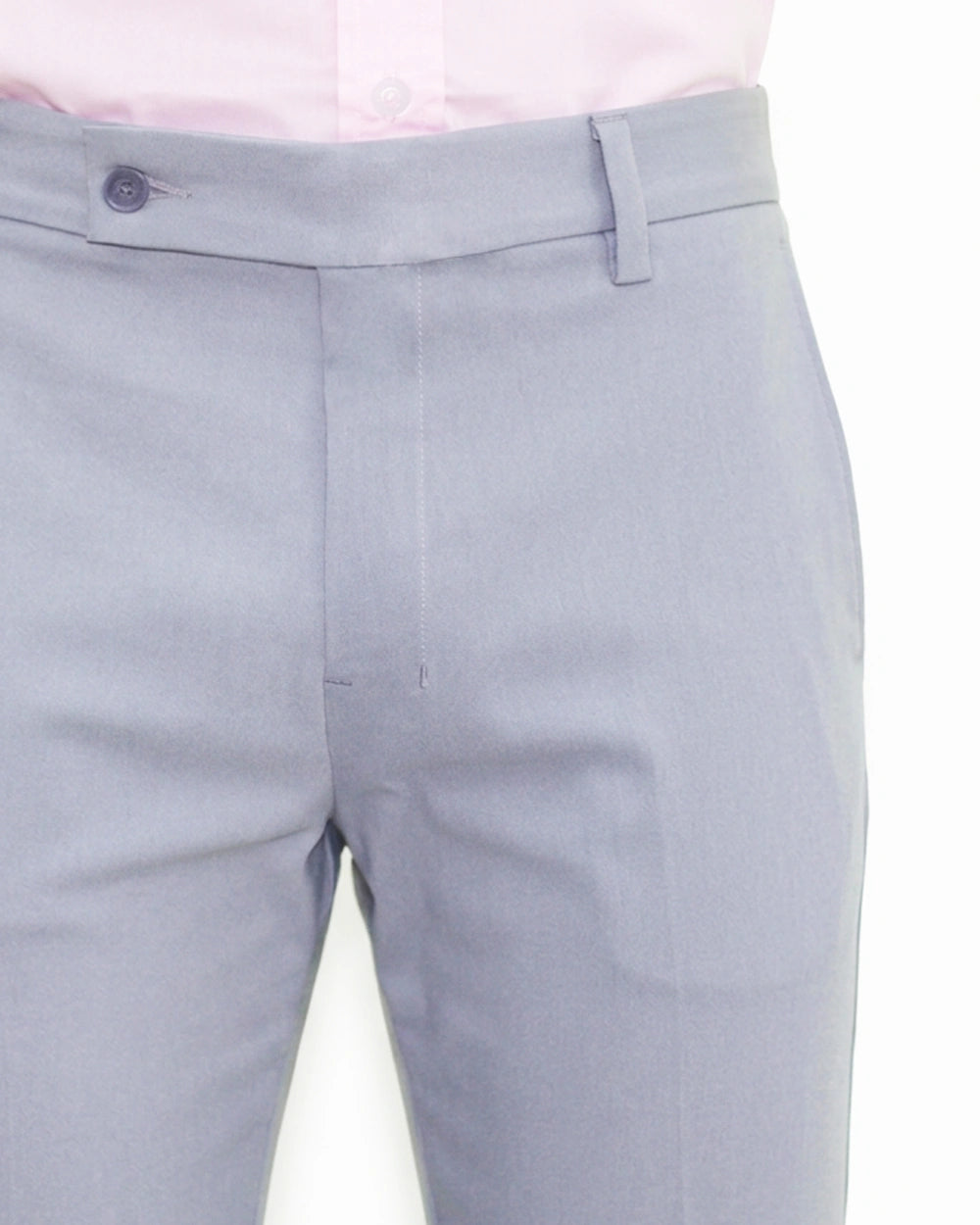 Pantalón Flexible Gris Claro