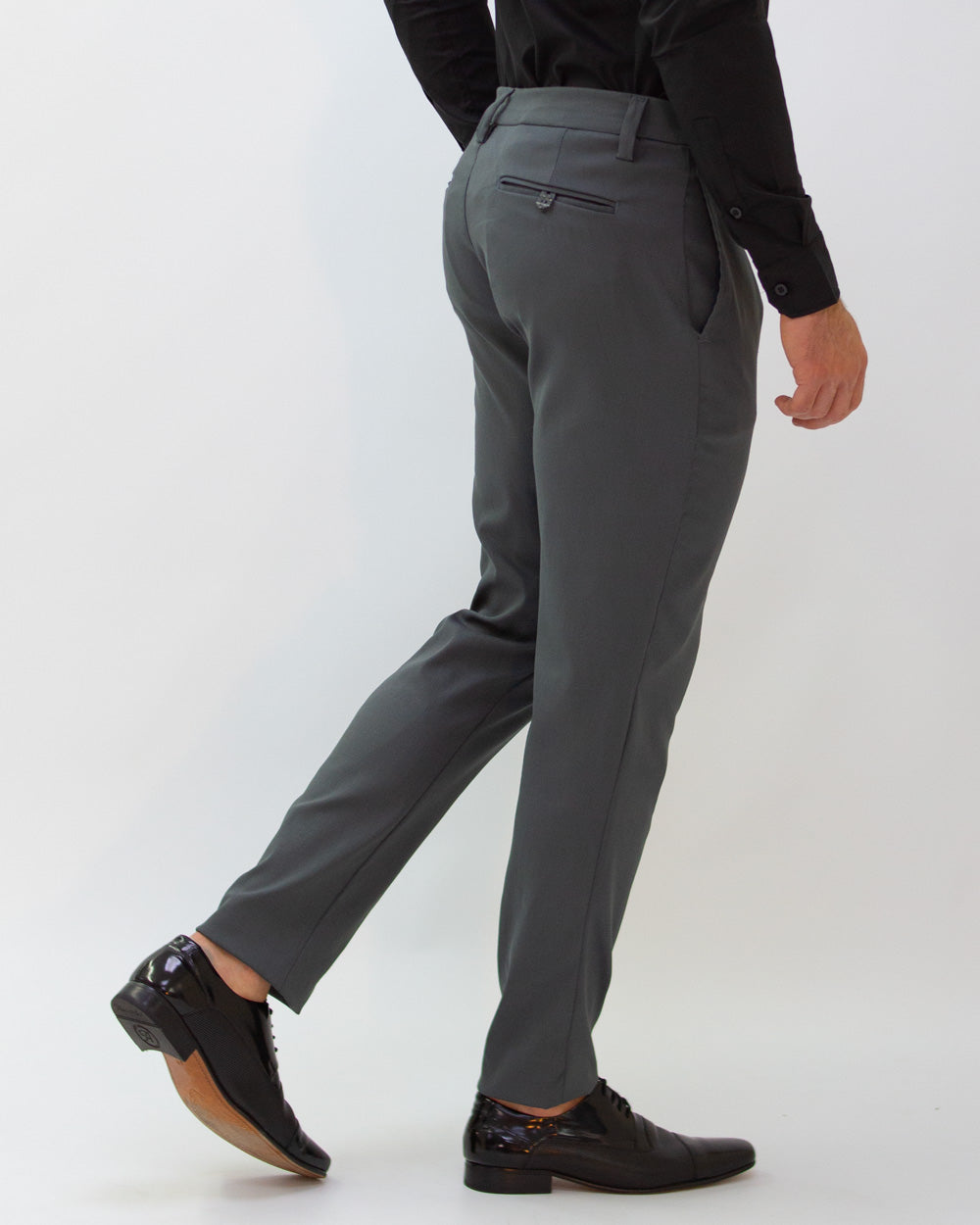 Pantalón Flexible Gris Oscuro