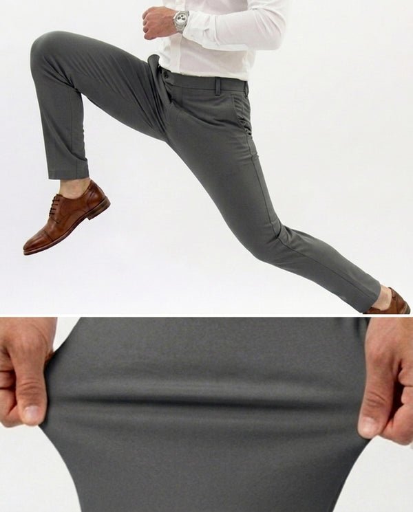 Pantalón Flexible Gris Oscuro
