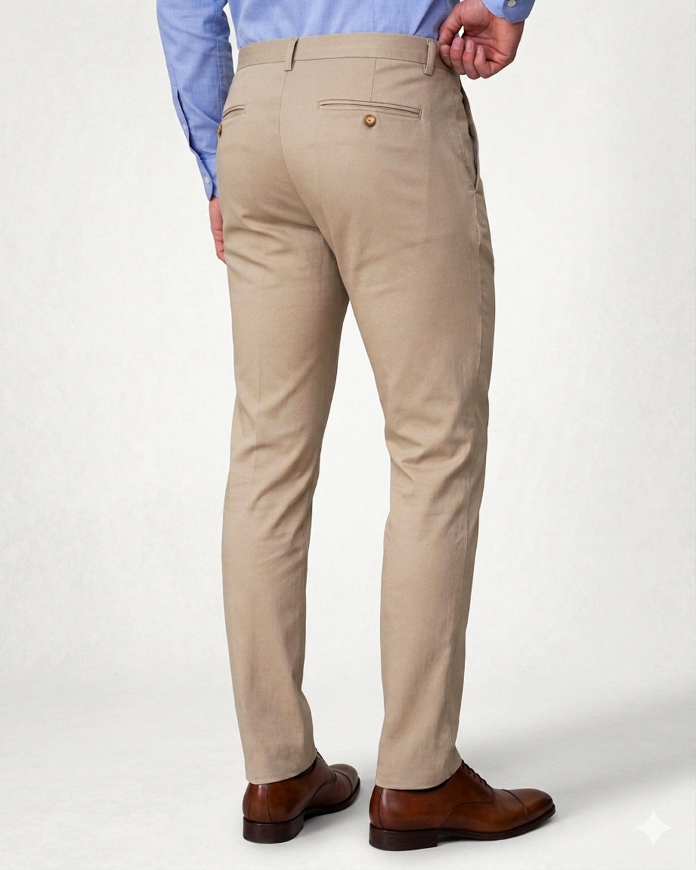 Flexible Khaki Pants
