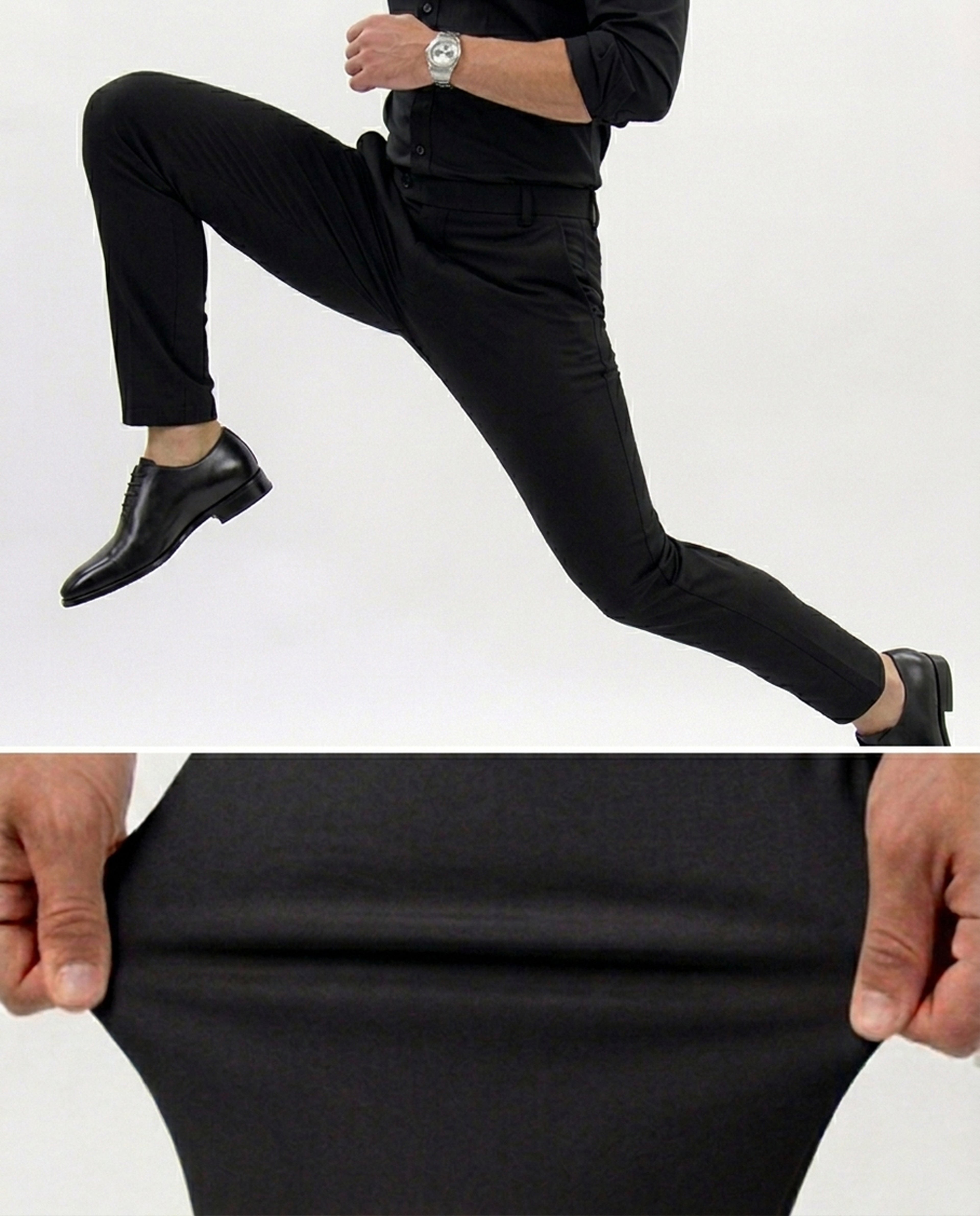 Pantalón Flexible Negro