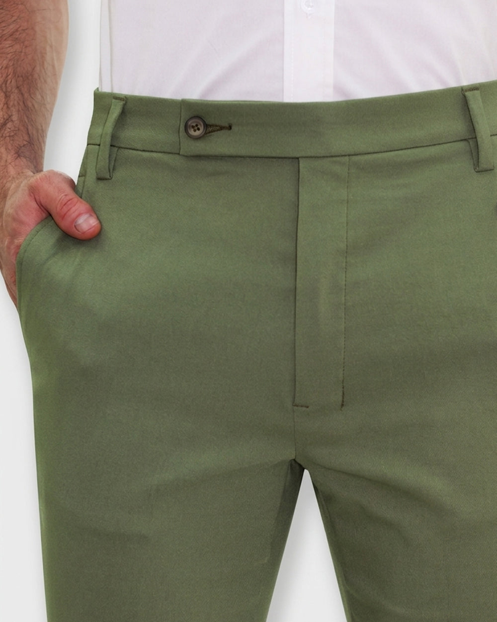 Pantalón Flexible Verde Oliva