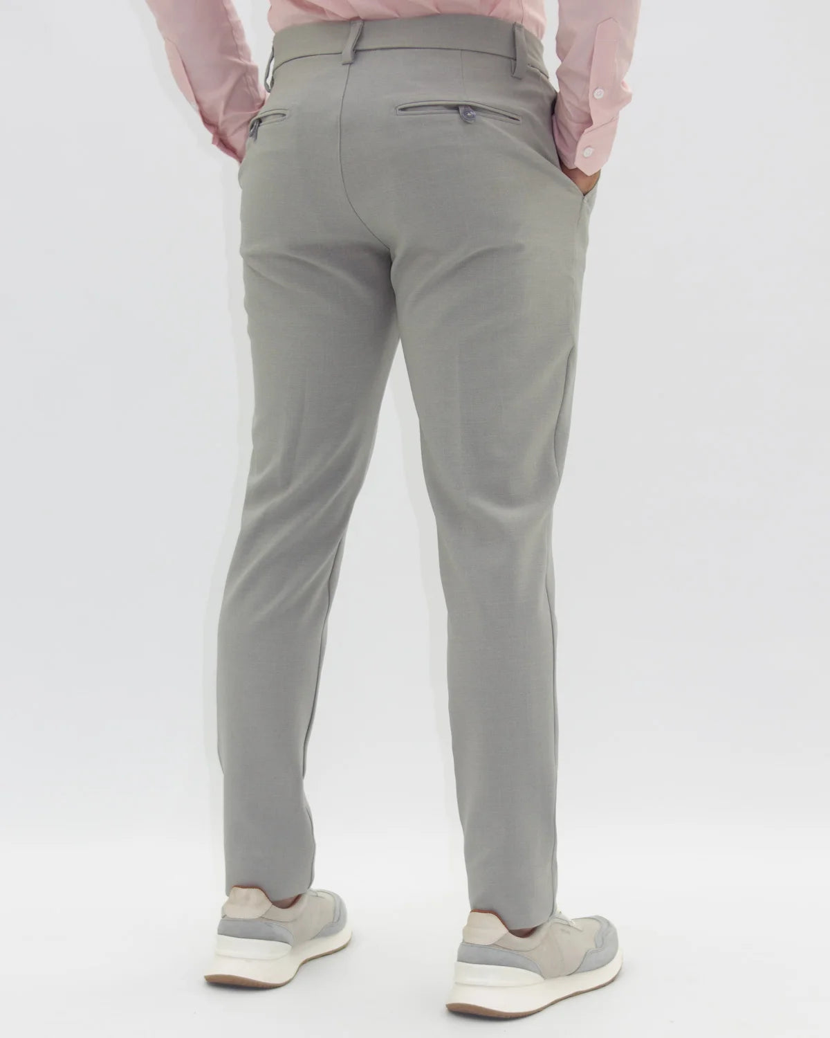 Pantalón Gris Claro 4Way Stretch