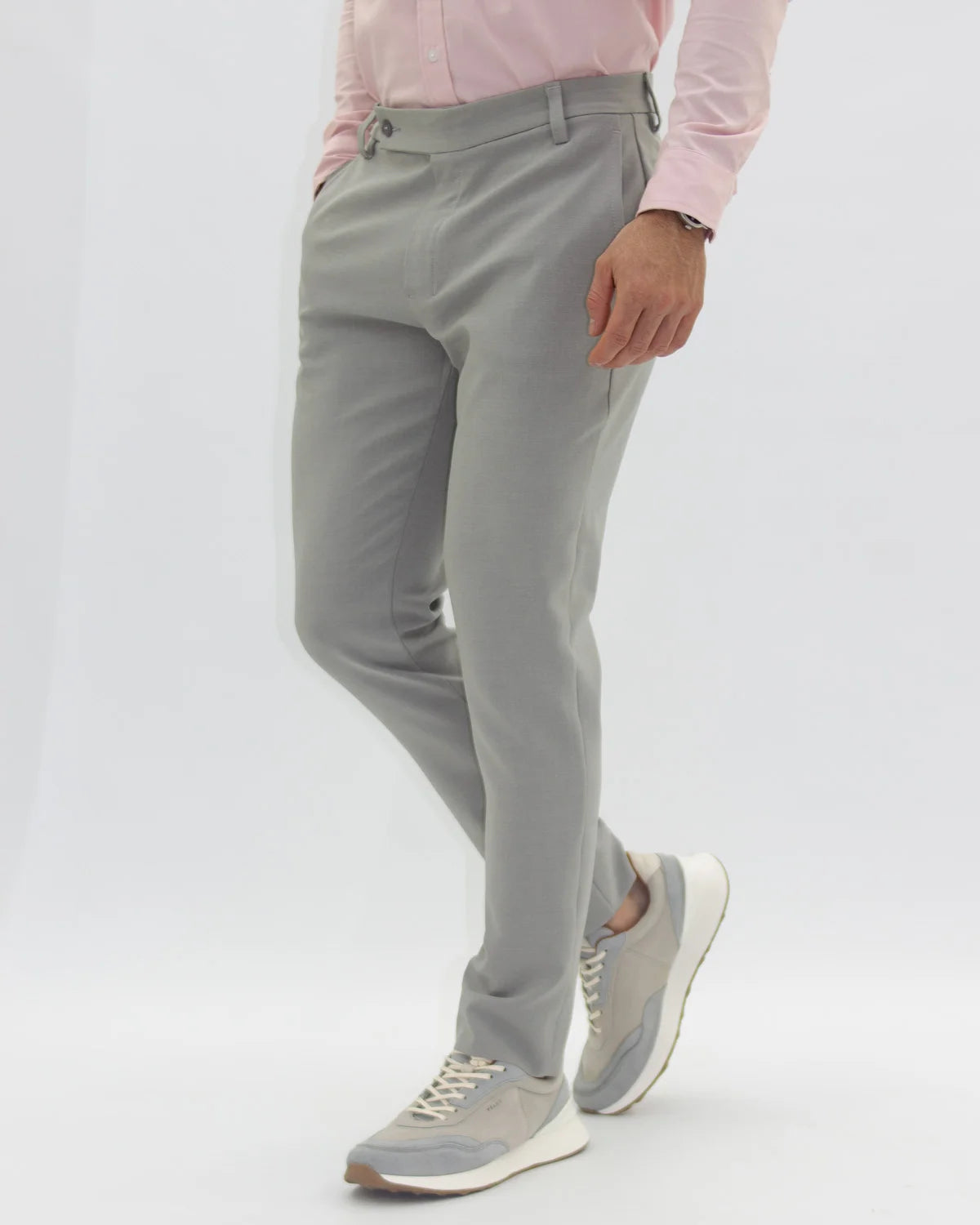 Pantalón Gris Claro 4Way Stretch