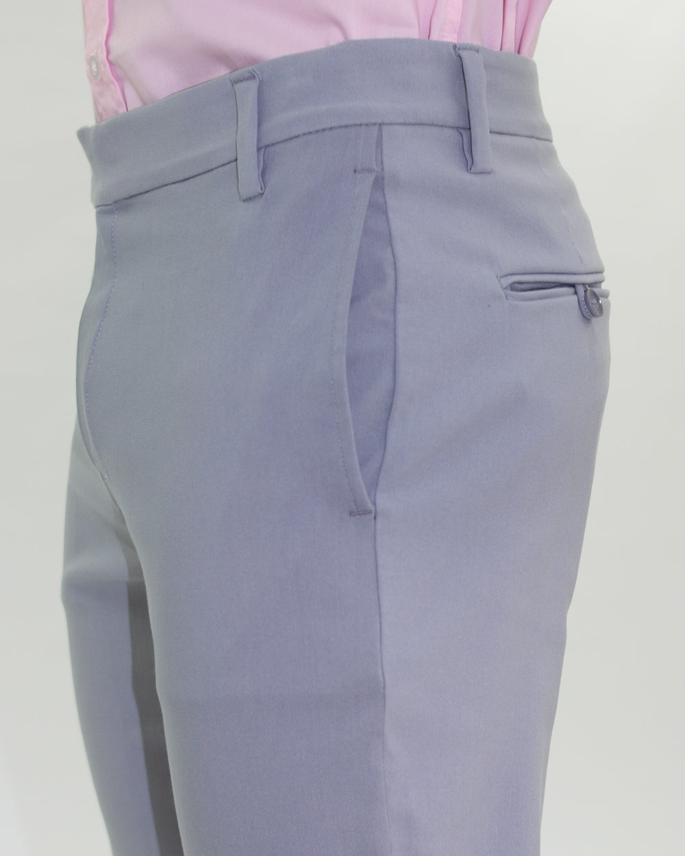 Pantalón Flexible Gris Claro