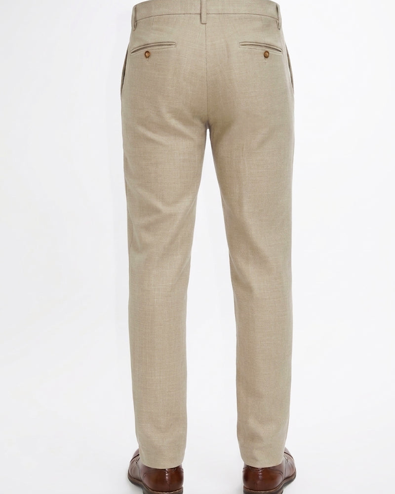 Pantalón Lino OldMoney Beige