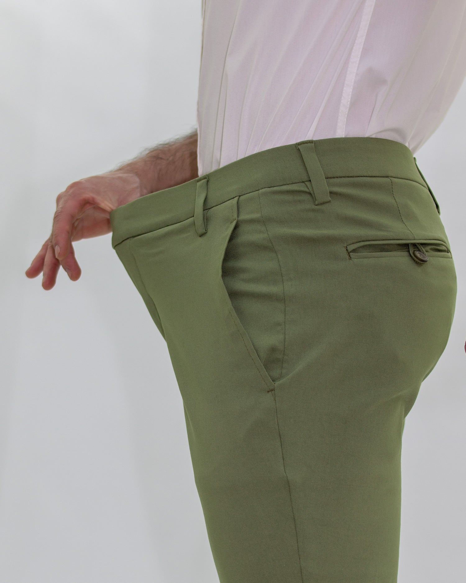 Pantalón Flexible Verde Oliva