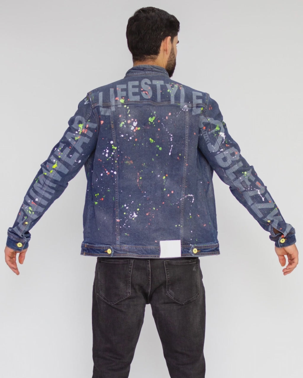 Painted Denim Jacket