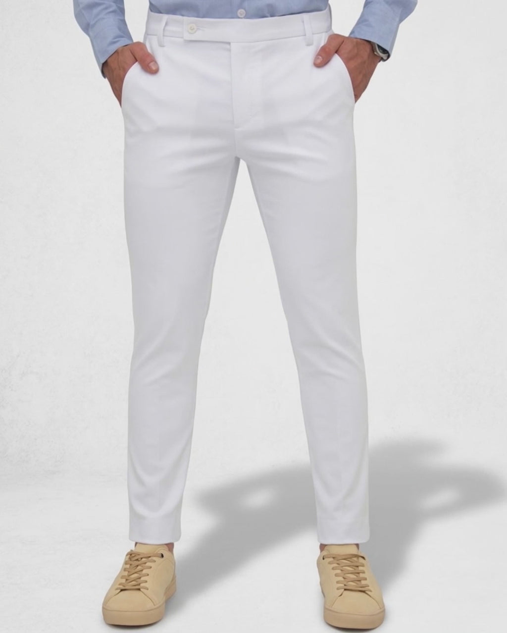 Flexible White Pants