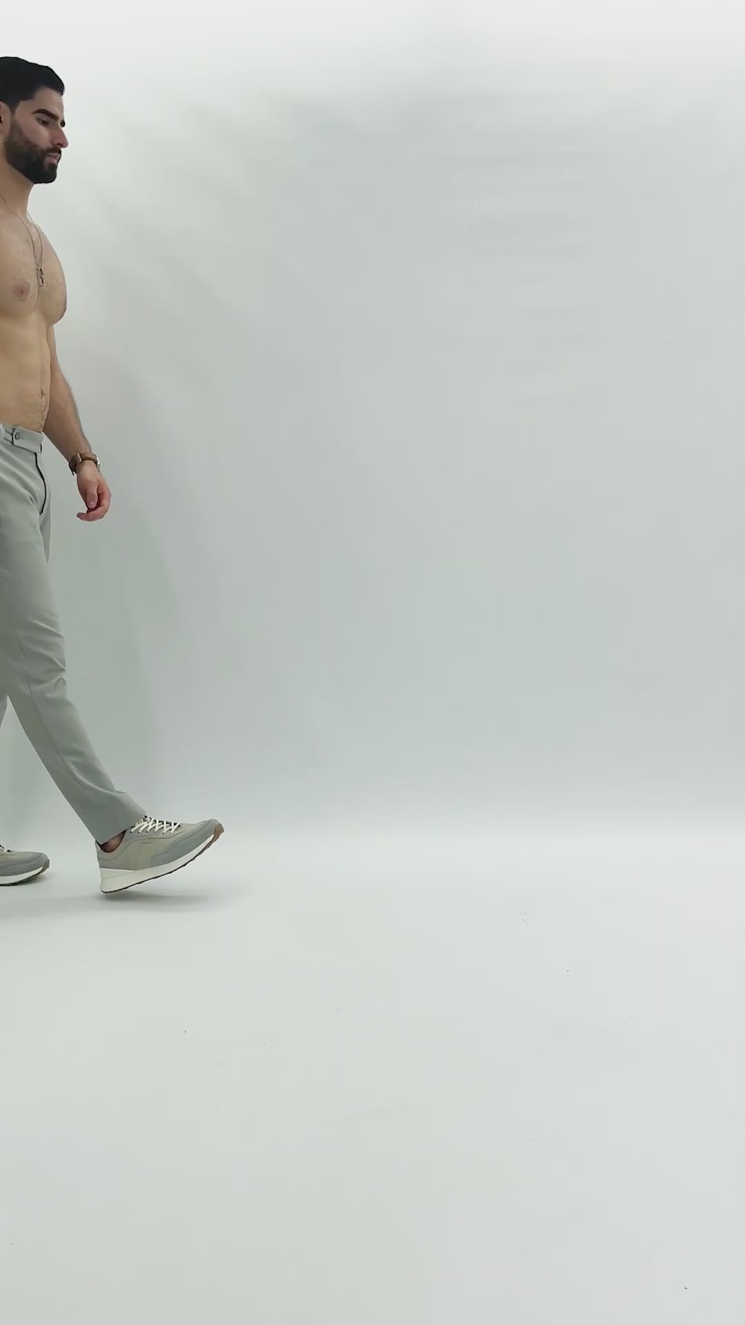 Pantalón Gris Claro 4Way Stretch