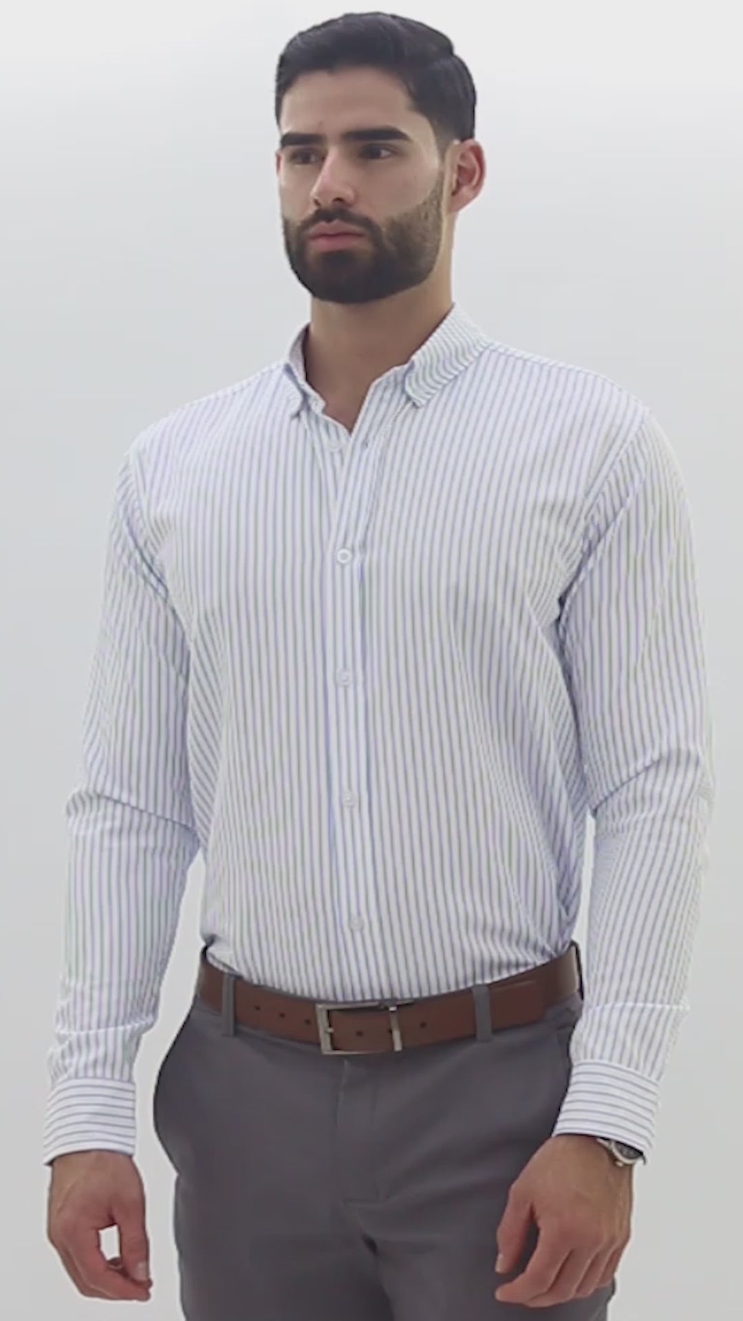 Camisa SlimFit Rayas Azul