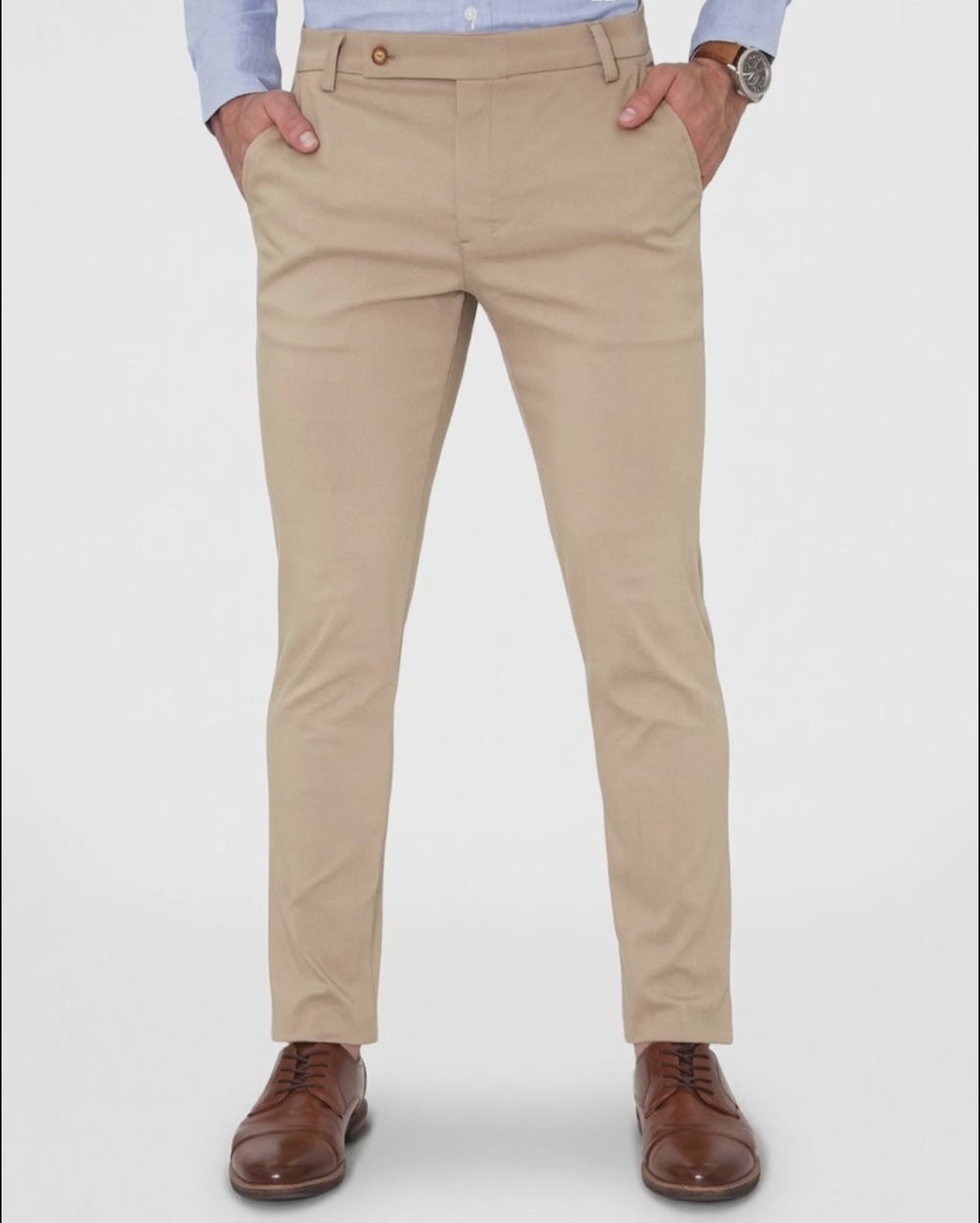 Flexible Khaki Pants