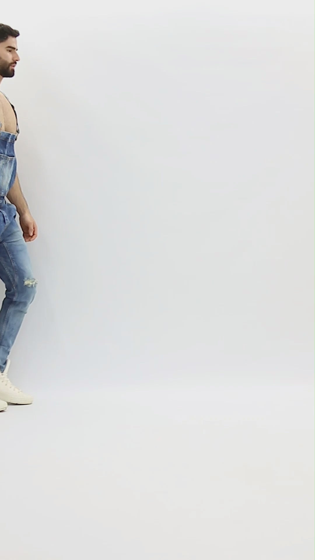 Dark Blue SlimFit Denim Overalls