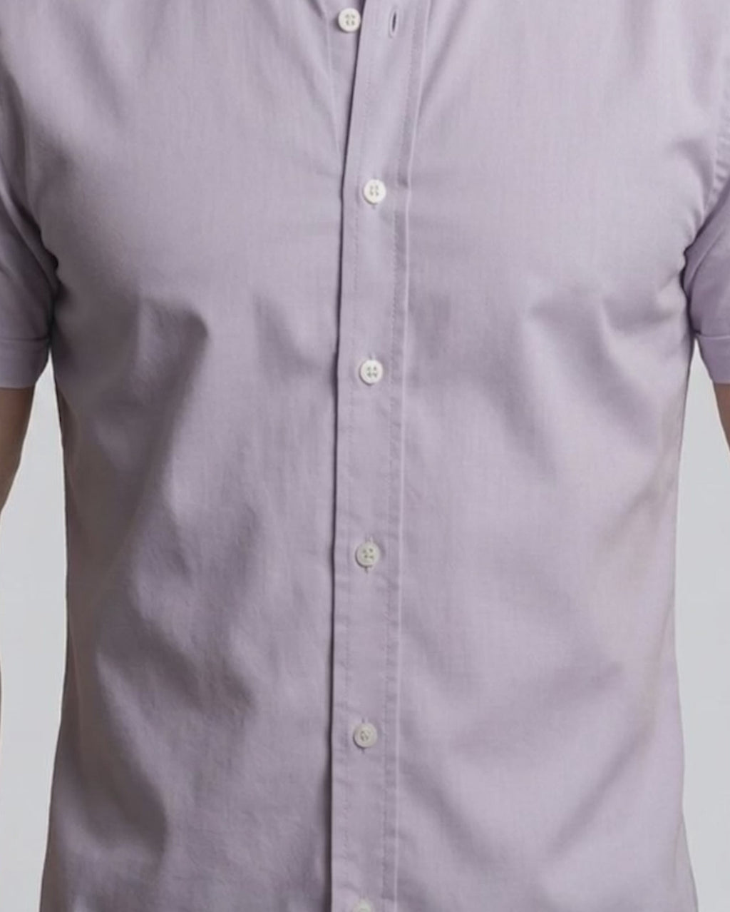 Flexible Light Gray Short-Sleeve Shirt