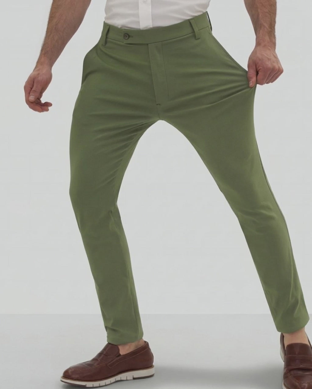 Flexible Olive Green Pants