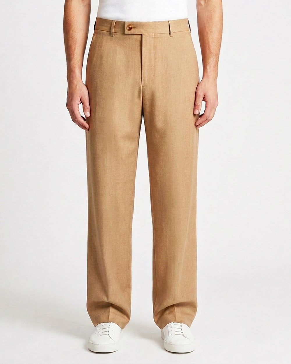 Flexible Grey Plaid Pants