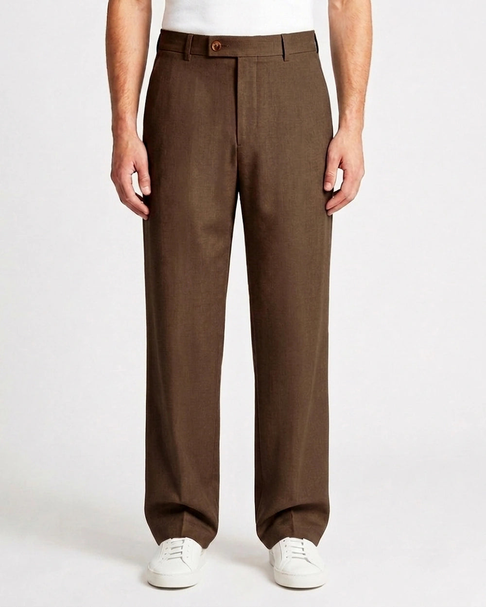 Flexible Grey Plaid Pants
