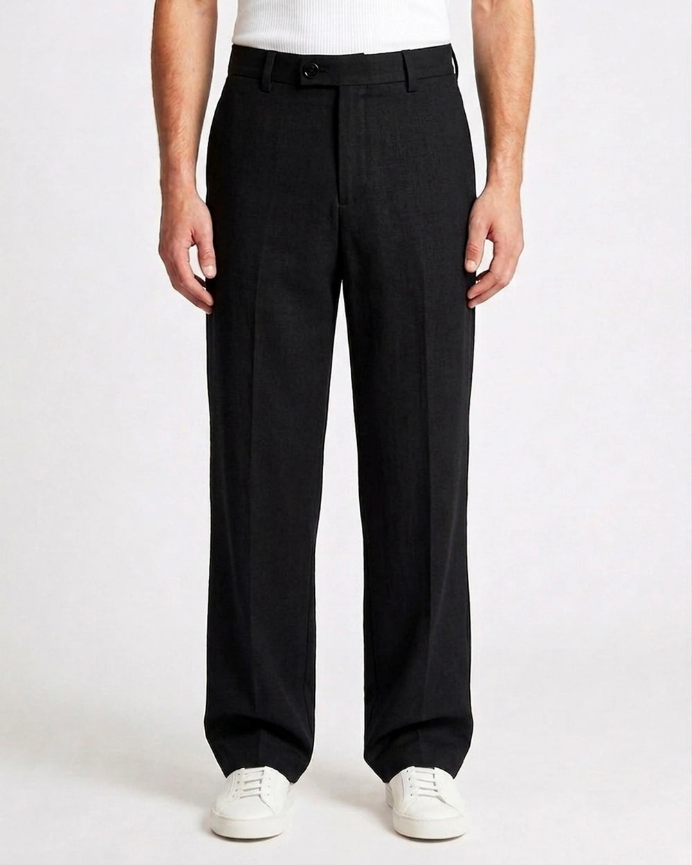 Flexible Grey Plaid Pants